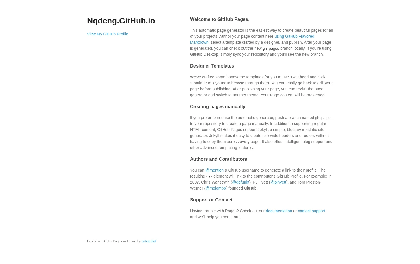 Nqdeng.GitHub.io by nqdeng 页面快照